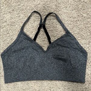 lululemon athletica Charcoal Sports Bra